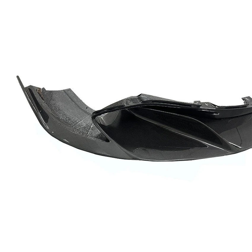 Facelift R Style Dry Carbon Fiber Front Bumper Lip For 720S 2017-2019 720S Body Kit Car Parts